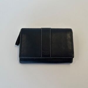 Coach Black Leather Wallet